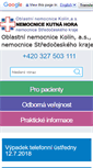 Mobile Screenshot of nemocnicekutnahora.cz