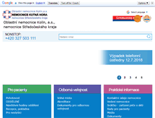 Tablet Screenshot of nemocnicekutnahora.cz